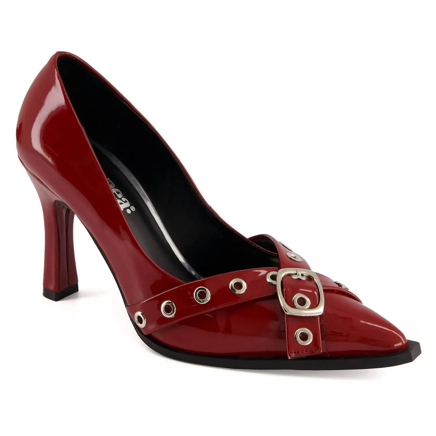 Andrea - Women's Stilettos With Double Strap Ornament Pumps