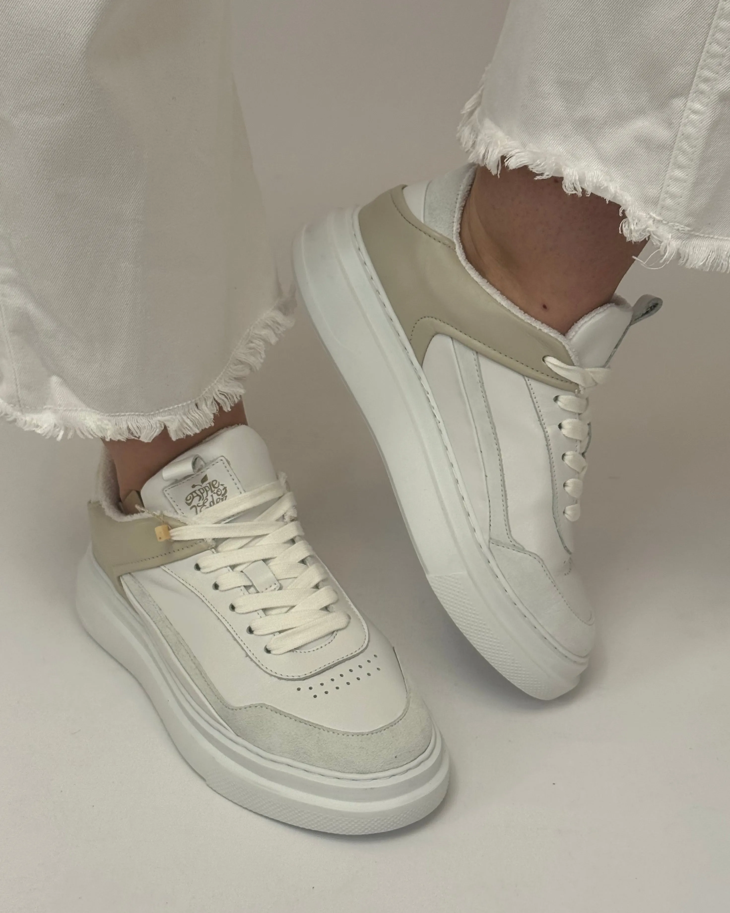 APPLE OF EDEN White Trainers