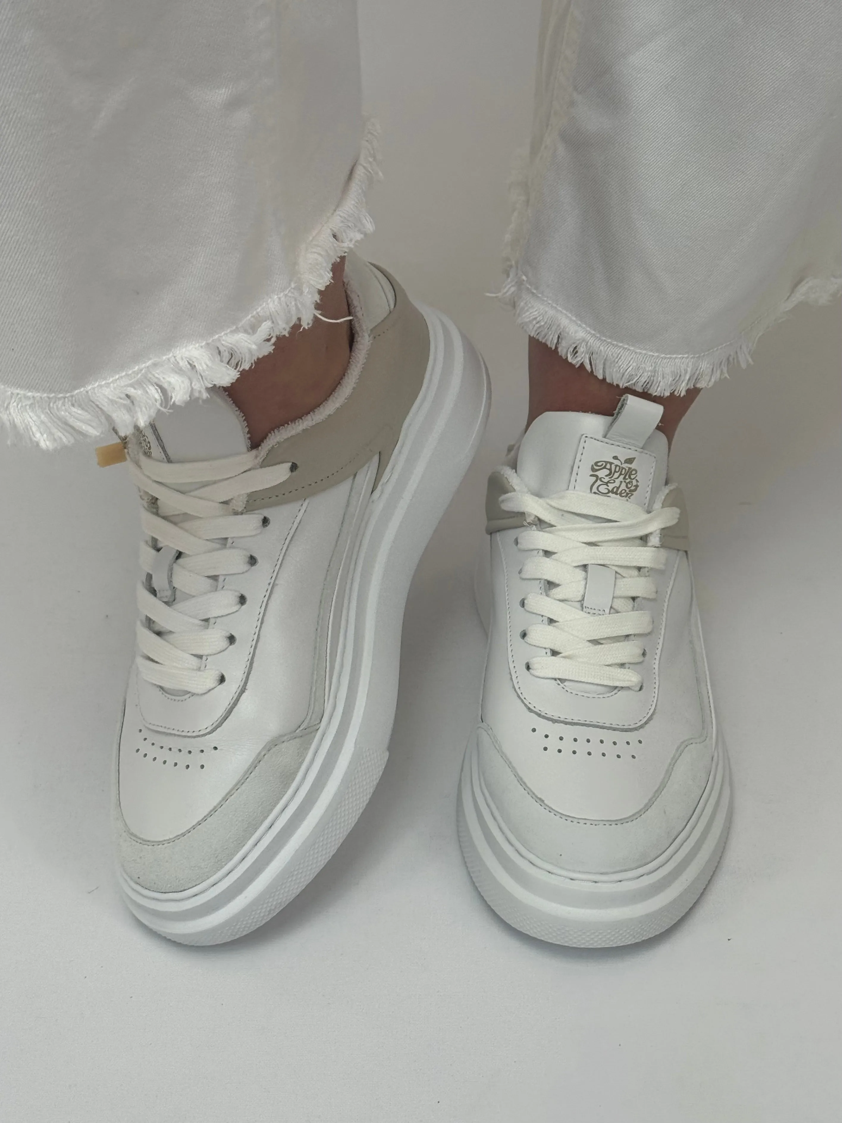 APPLE OF EDEN White Trainers