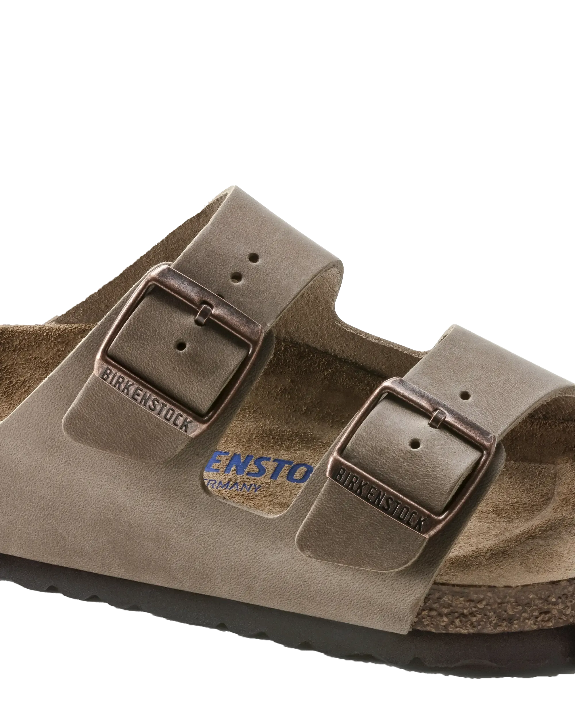 Arizona Oiled Leather Sandals in Tobacco Brown