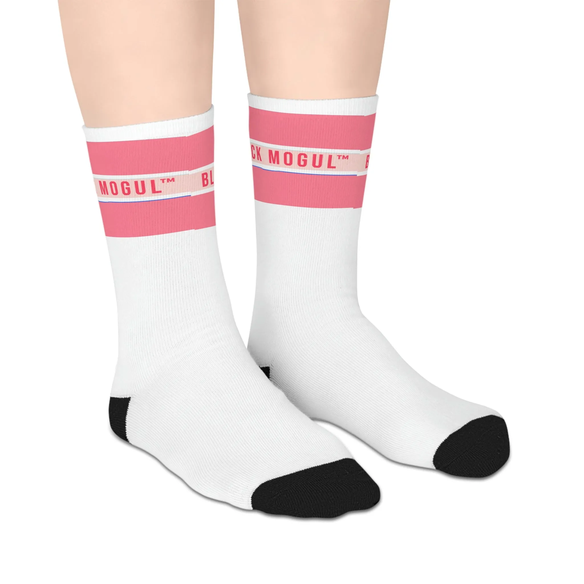 Black Mogul Coral Reef Stripe Mid-length Socks
