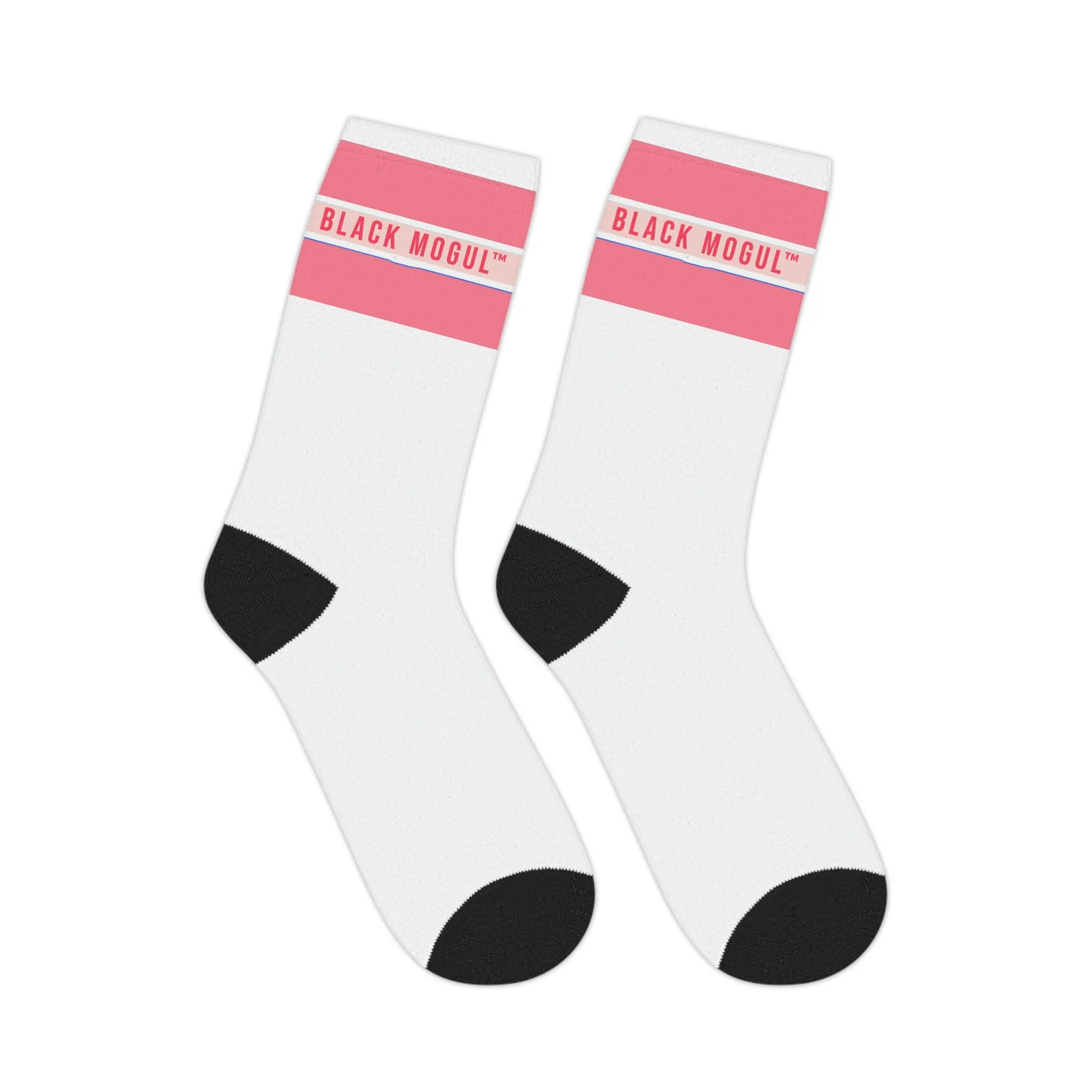 Black Mogul Coral Reef Stripe Mid-length Socks