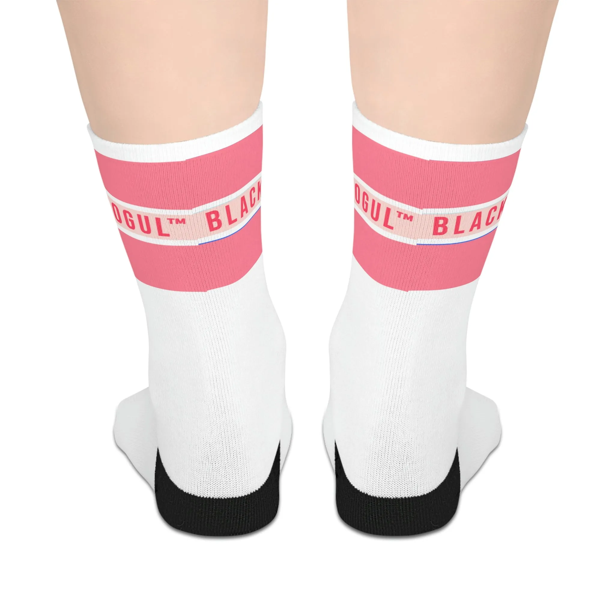 Black Mogul Coral Reef Stripe Mid-length Socks