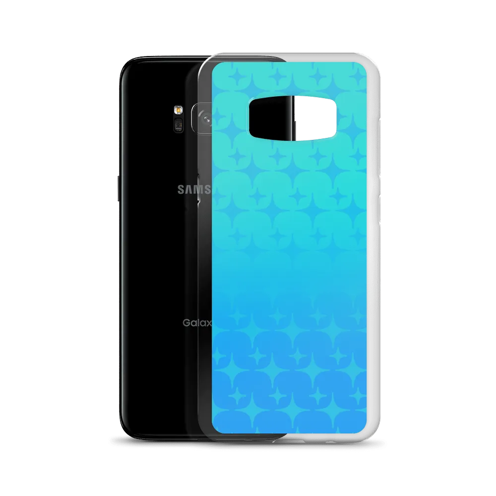 Blue Ghost Sparkle Phone Case (Samsung Galaxy S7/S7 Edge/S8/S8 /S9/S9 /S10/S10 /S10e/S20/S20 Plus/S20 Ultra)