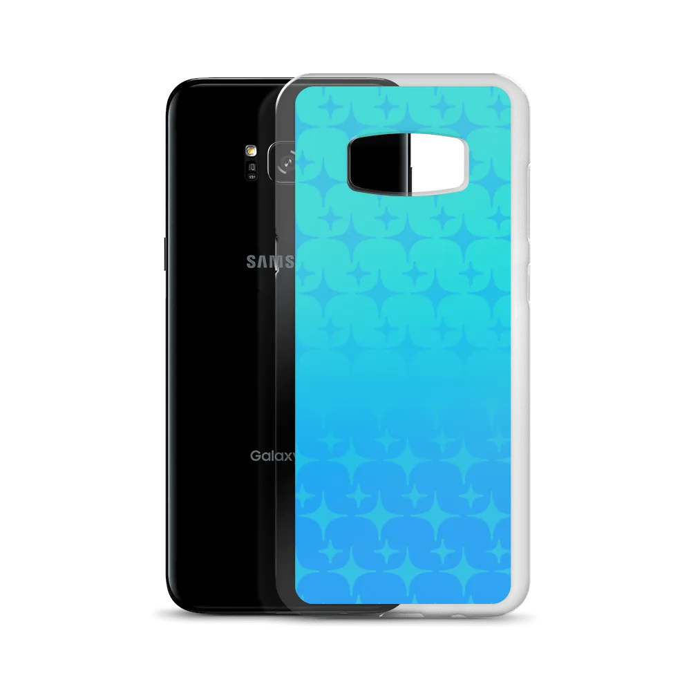Blue Ghost Sparkle Phone Case (Samsung Galaxy S7/S7 Edge/S8/S8 /S9/S9 /S10/S10 /S10e/S20/S20 Plus/S20 Ultra)