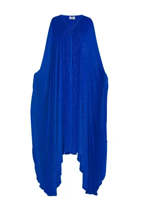 Blue Lurex Maeva Goddess kaftan