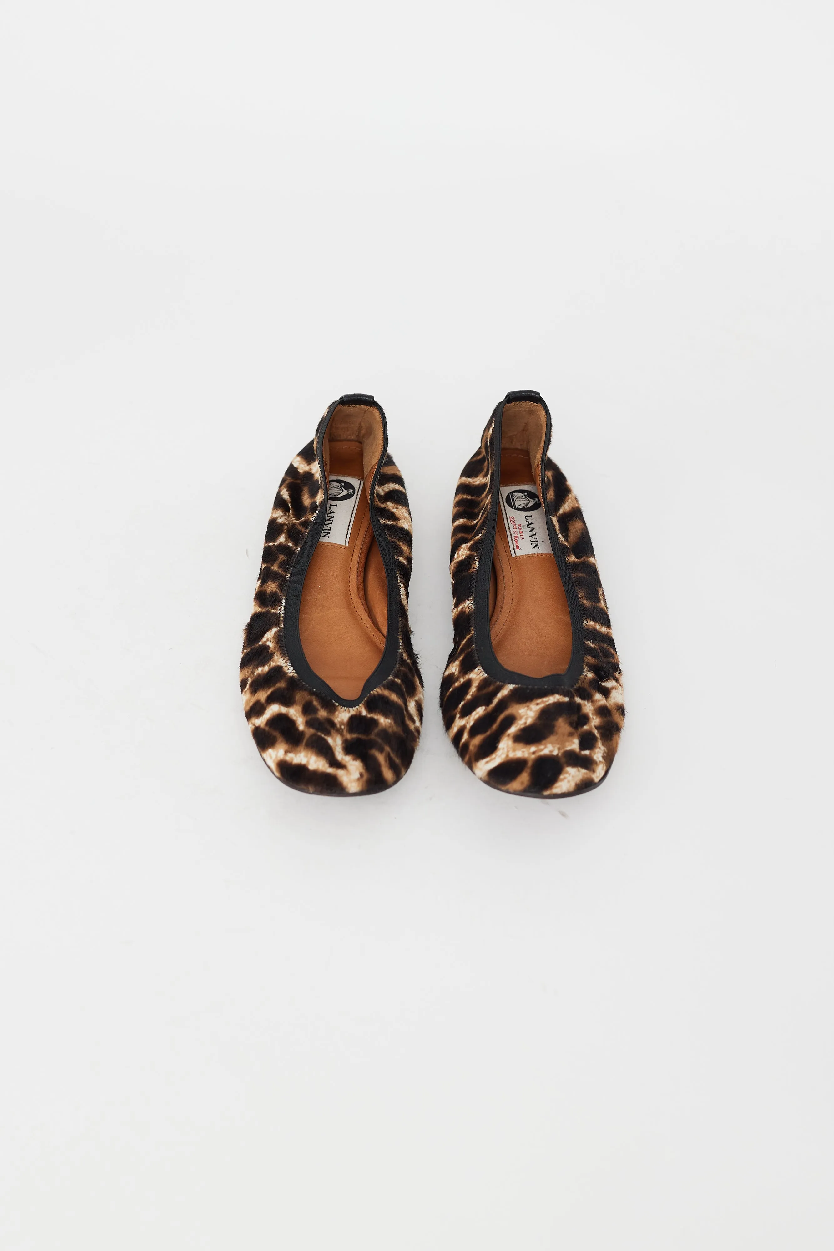 Brown & Black Textured Flat