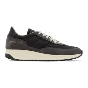 Common Projects Grey and Black Track Classic Sneakers