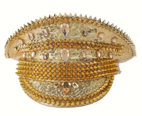 GlamRivet Festival Gold Hat
