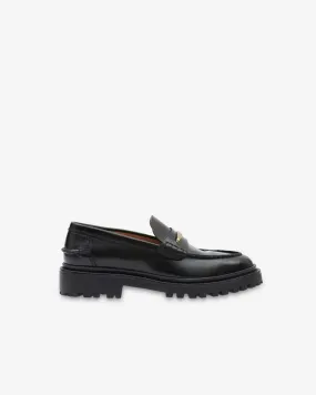 Isabel Marant Frezza Leather Loafers - Black