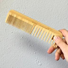 Large Wide & Fine Tooth Bamboo Comb