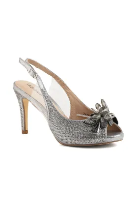Party Wear Sling Back I47216-Grey
