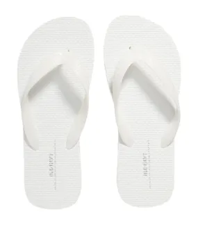 Plant-Based Flip-Flop Sandals for Girls - Bright White