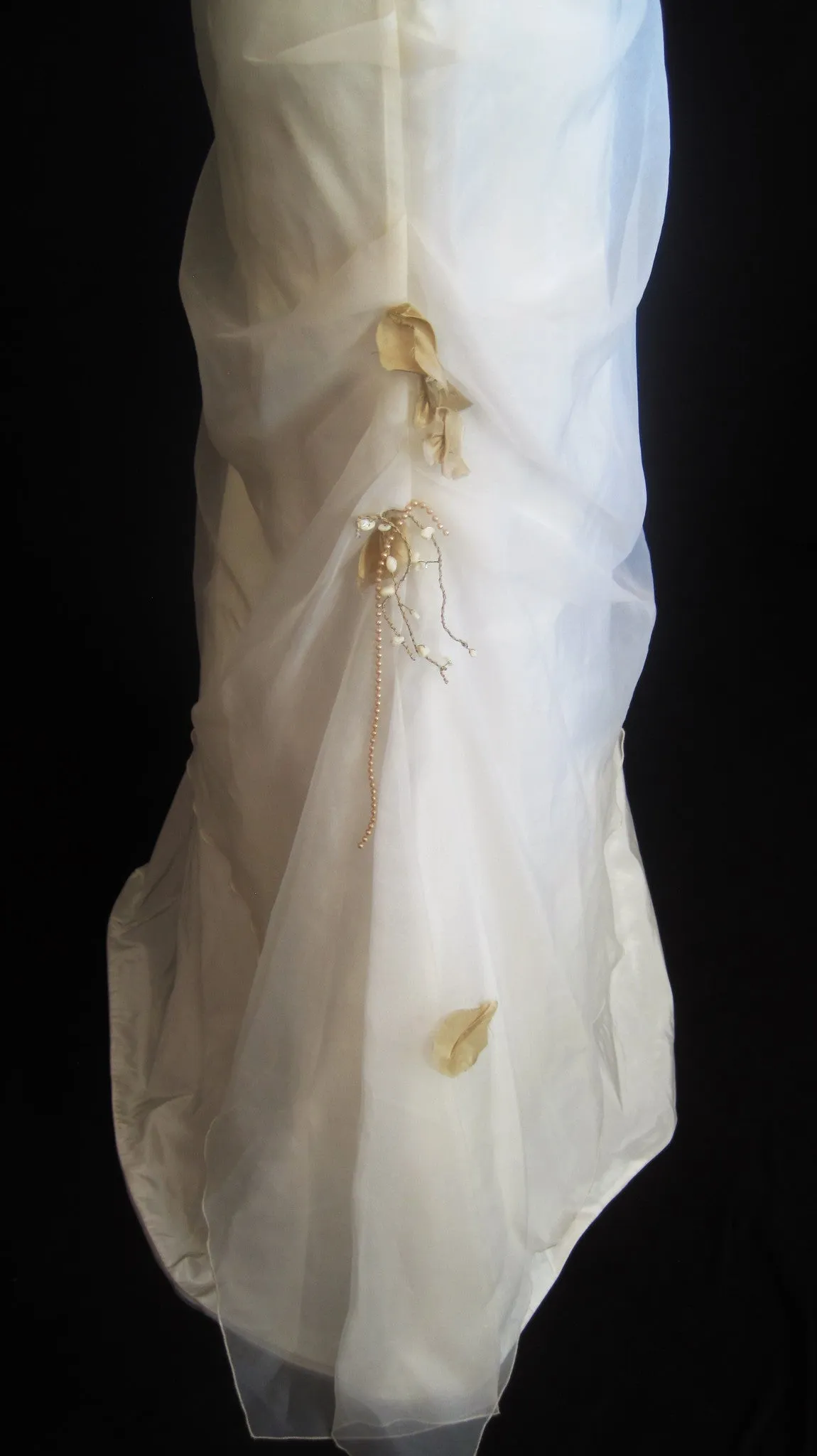 Rembo styling 'Froline' vintage organza halterneck & soft mermaid skirt