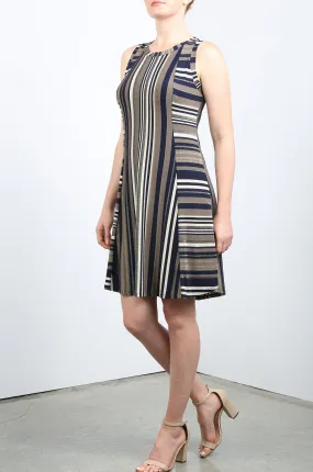 RYA Sleeveless Striped Dress