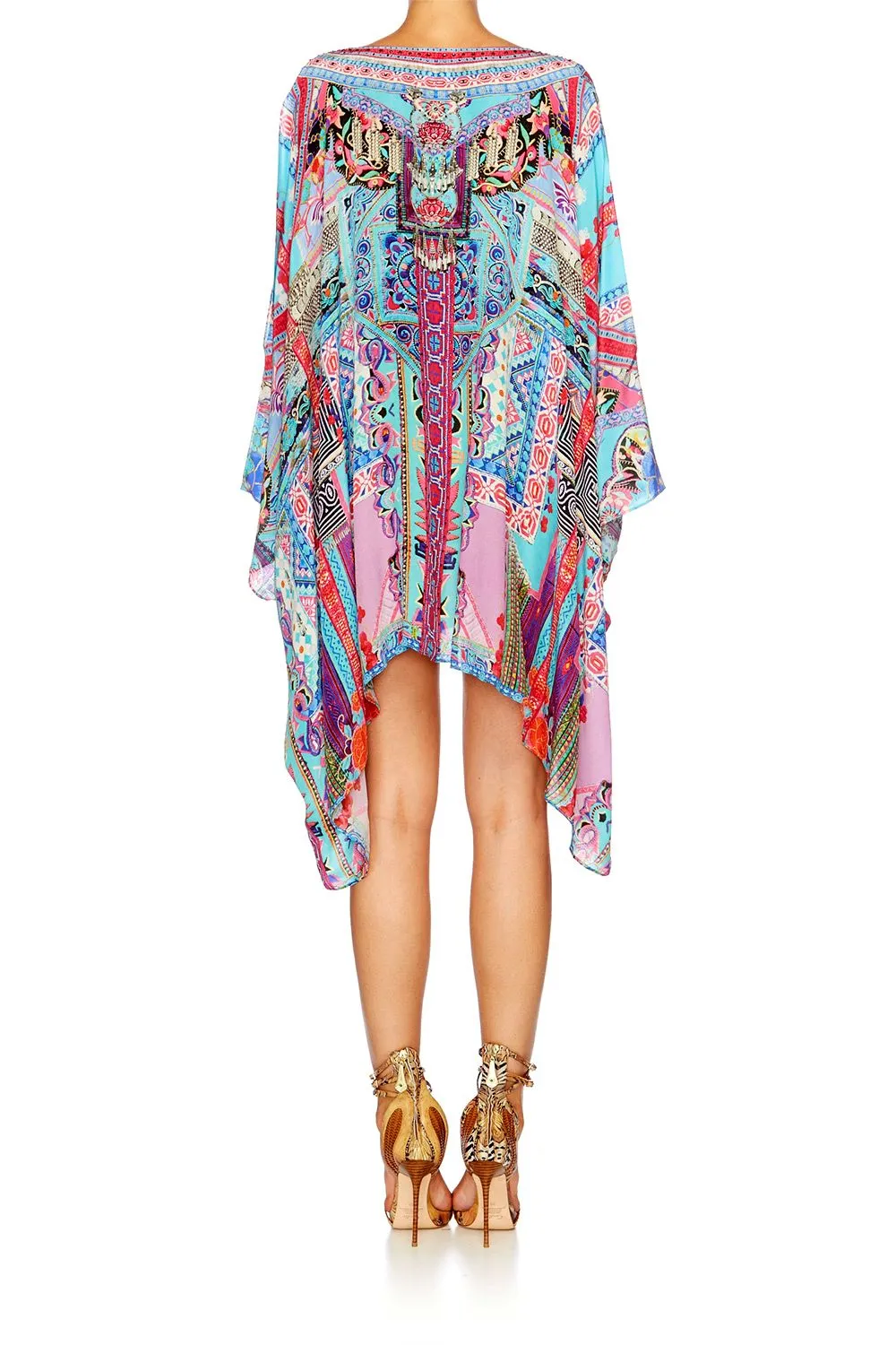 SPLIT SHOULDER SHORT KAFTAN FESTIVAL FRIENDS