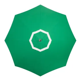The Resort Market Umbrella - Octagon - Canopy 10' - Border Valance - Canyon Green