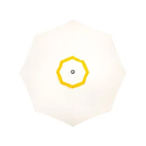 The Resort Market Umbrella - Octagon - Canopy 8' - Border Valance - Mimosa Yellow