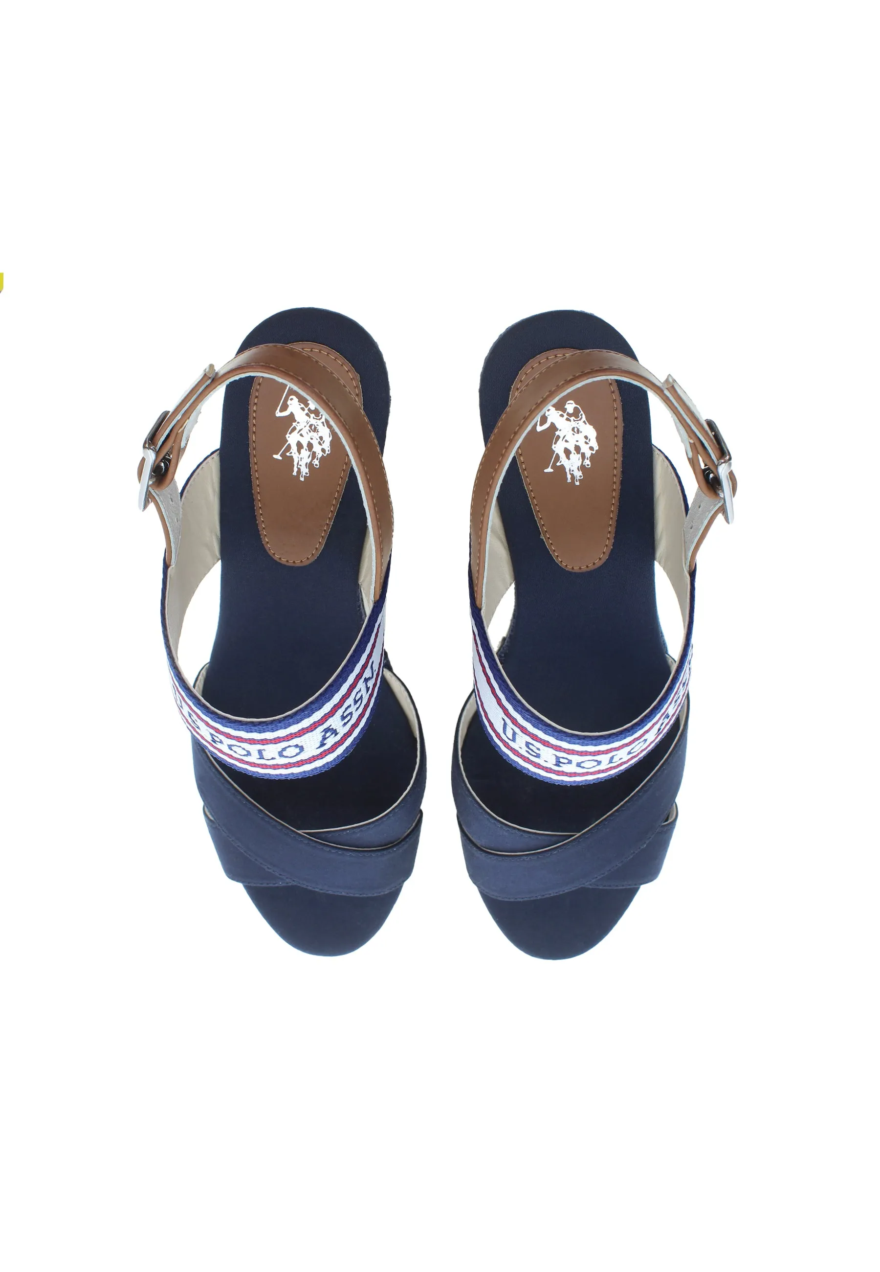 U.S. POLO ASSN.  WOMEN SANDALS IN NAVY BLUE