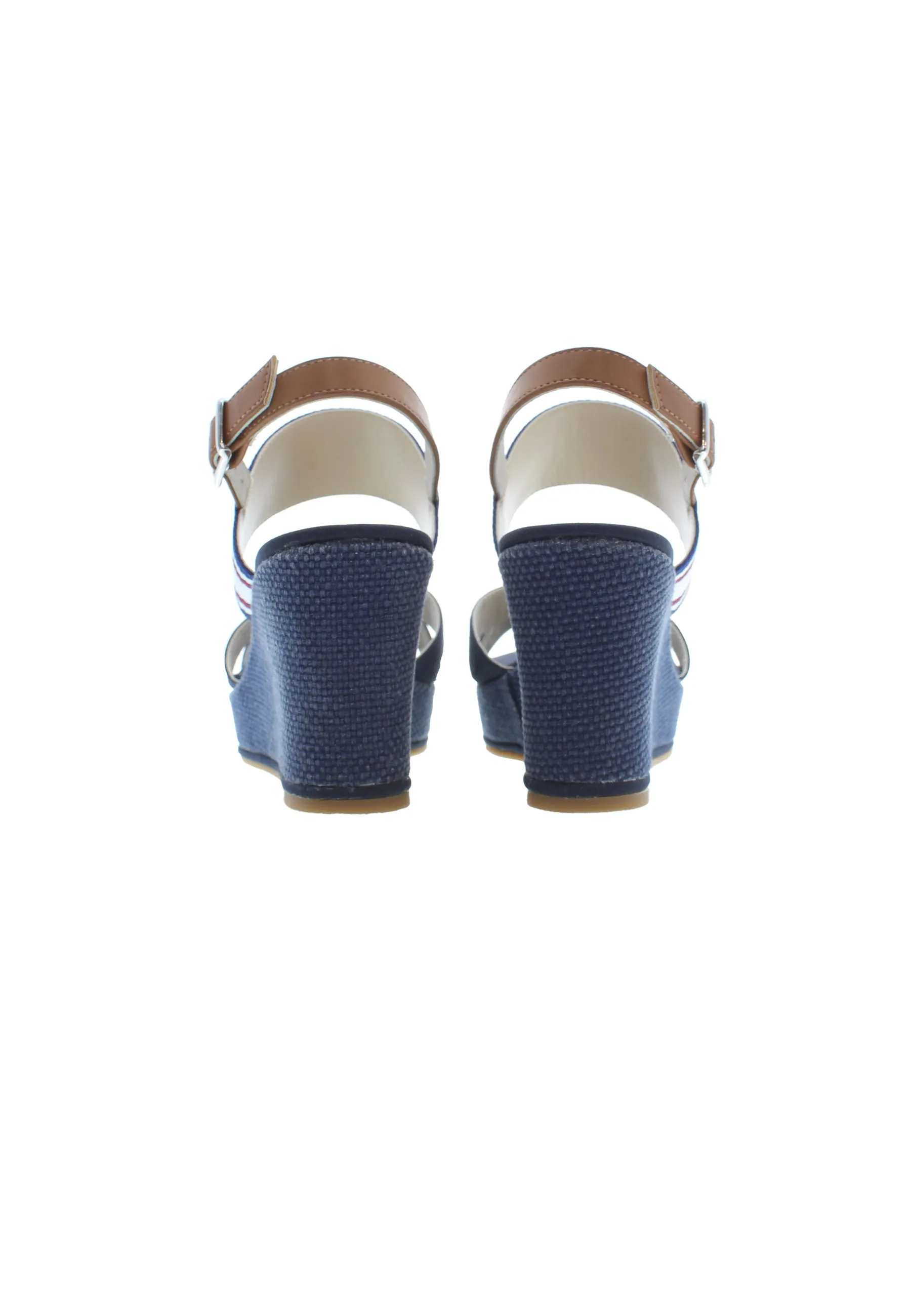 U.S. POLO ASSN.  WOMEN SANDALS IN NAVY BLUE