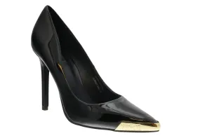 Versace Jeans Couture Black  Christy Patent Stiletto Pumps-