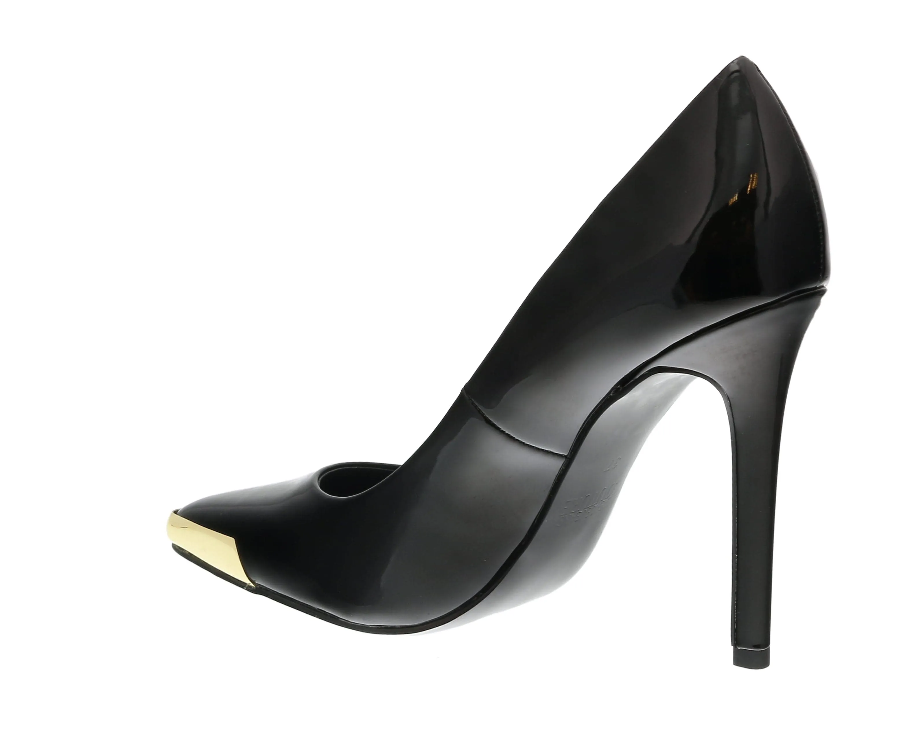 Versace Jeans Couture Black  Christy Patent Stiletto Pumps-