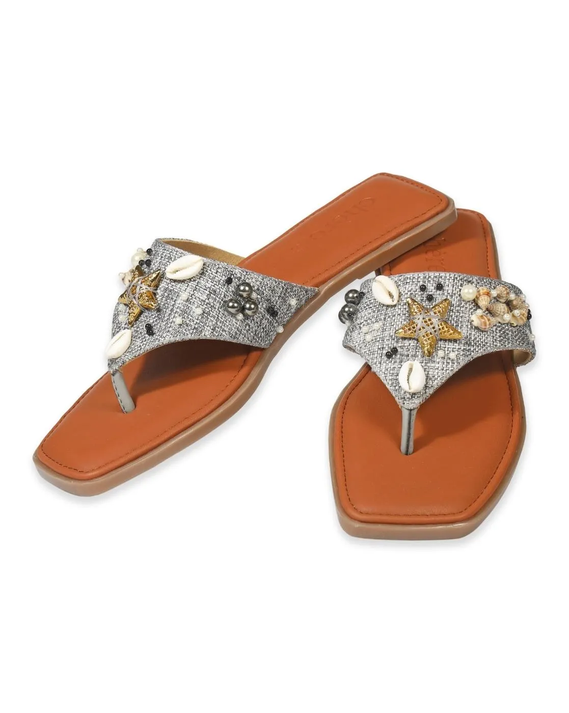 Women's Brown Sea Shell Vacay Flats