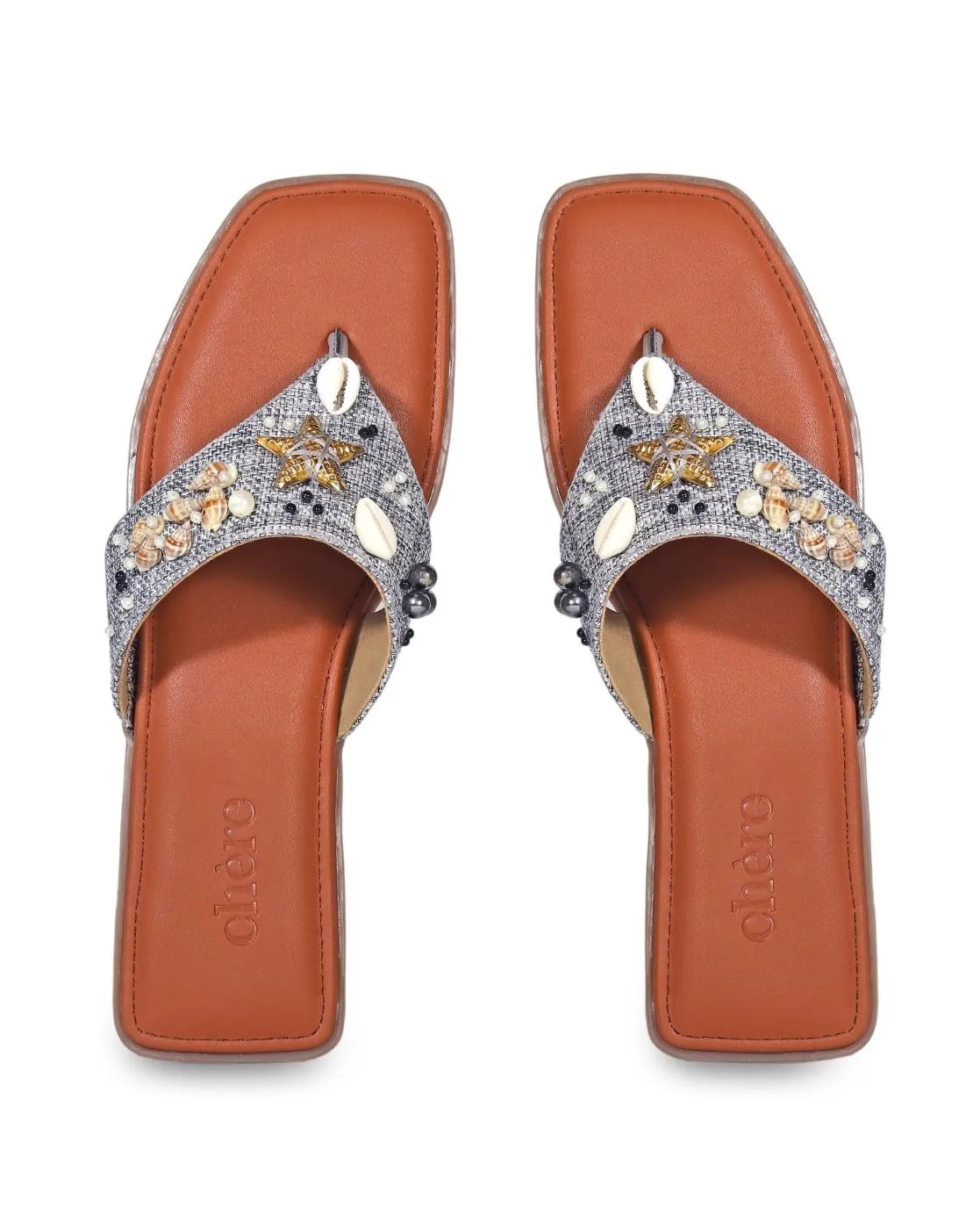 Women's Brown Sea Shell Vacay Flats