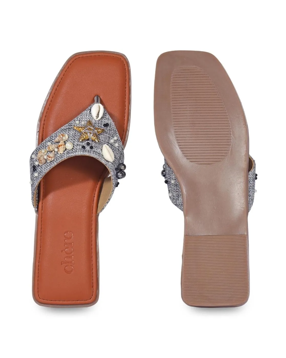 Women's Brown Sea Shell Vacay Flats