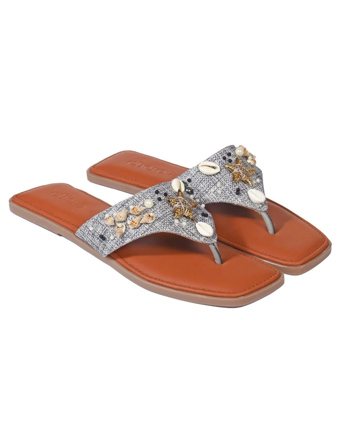 Women's Brown Sea Shell Vacay Flats